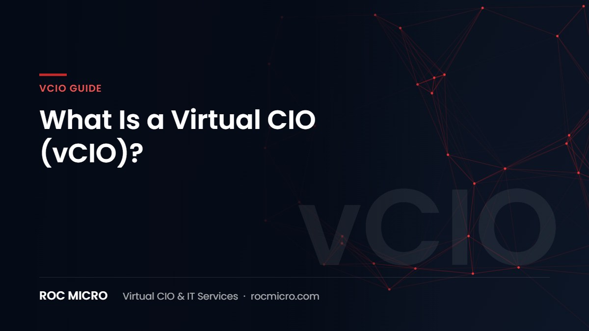 What Is a Virtual CIO (vCIO)? – Roc Micro